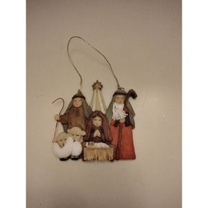 Christmas baby Jesus manger ornament 3.5"